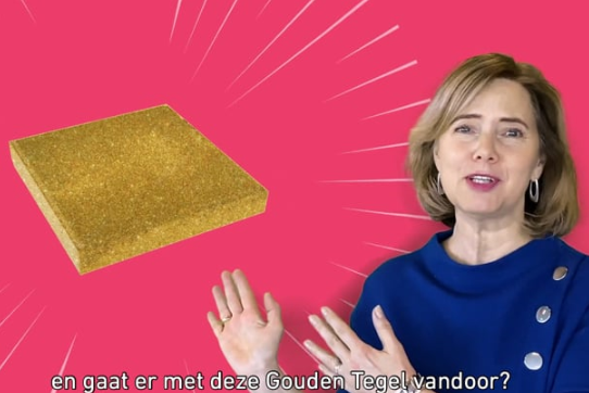 Gouden Tegel met Cora van Nieuwenhuizen