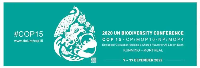 Affiche COP15 Biodiversiteit