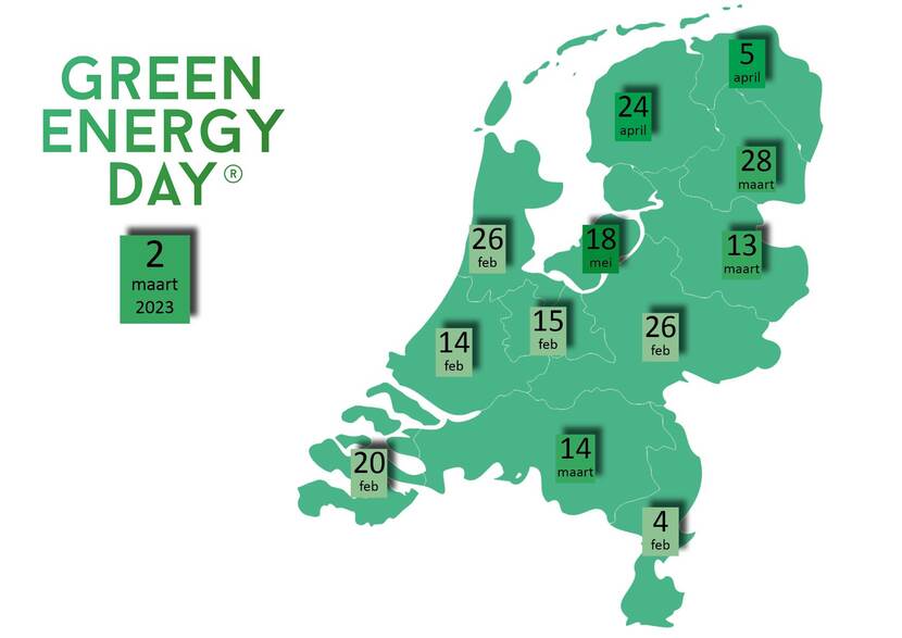 green energy day per provincie