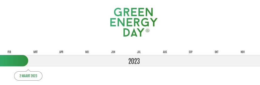 tijdlijn Green Energy Day
