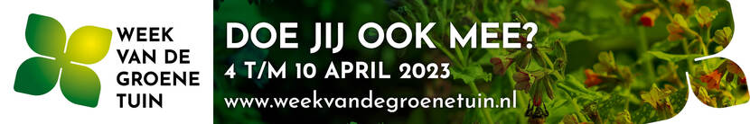 banner week van de groene tuin 2023