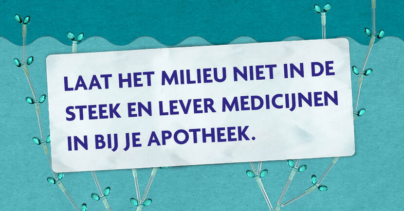 lever je medicijnen in poster