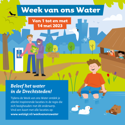 Drechtsteden week van ons water poster